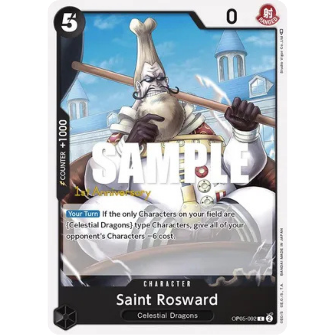 Saint Rosward (OP05-092) - Awakening of the New Era: 1st Anniversary Tournament Cards