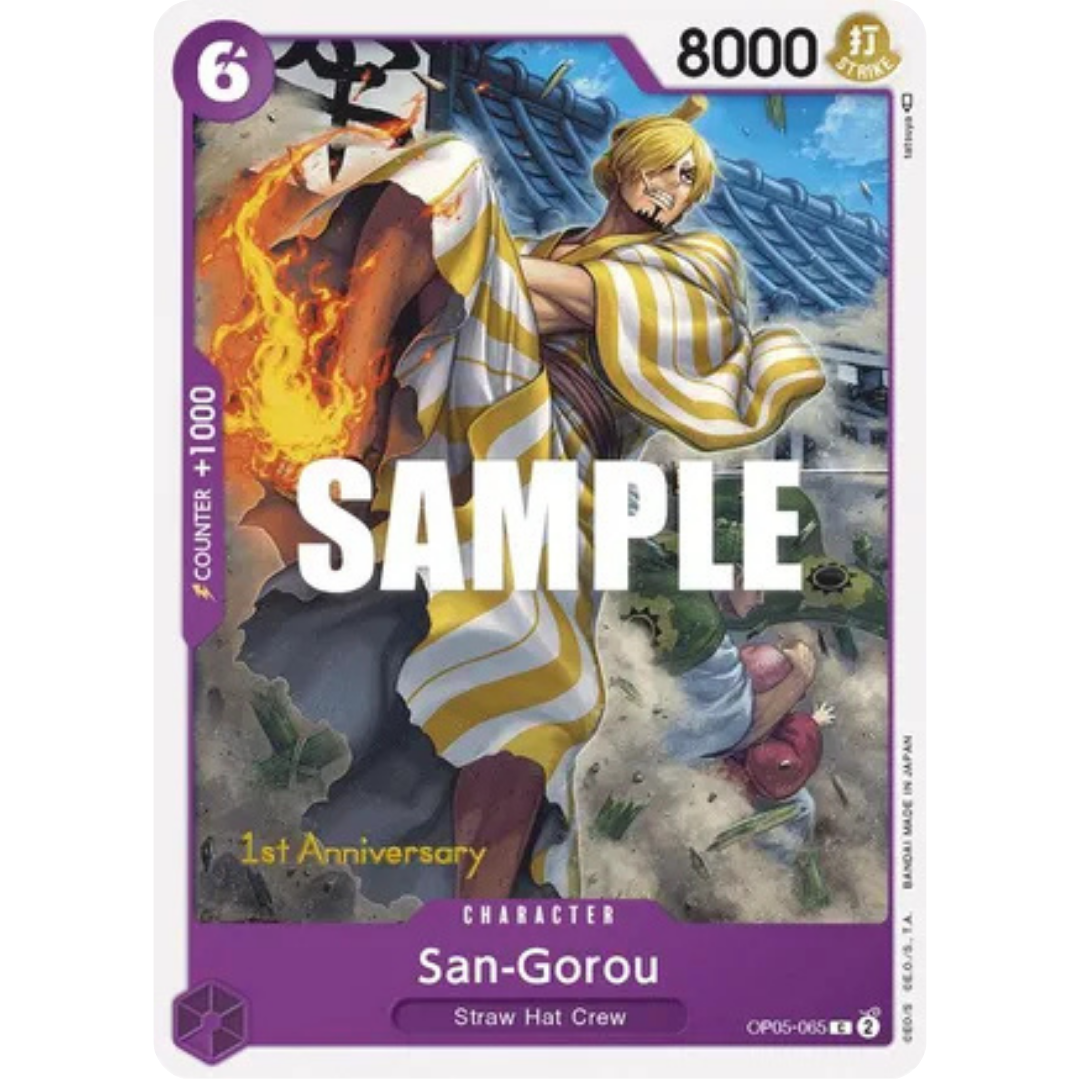 San-Gorou (OP05-065) - Awakening of the New Era: 1st Anniversary Tournament Cards