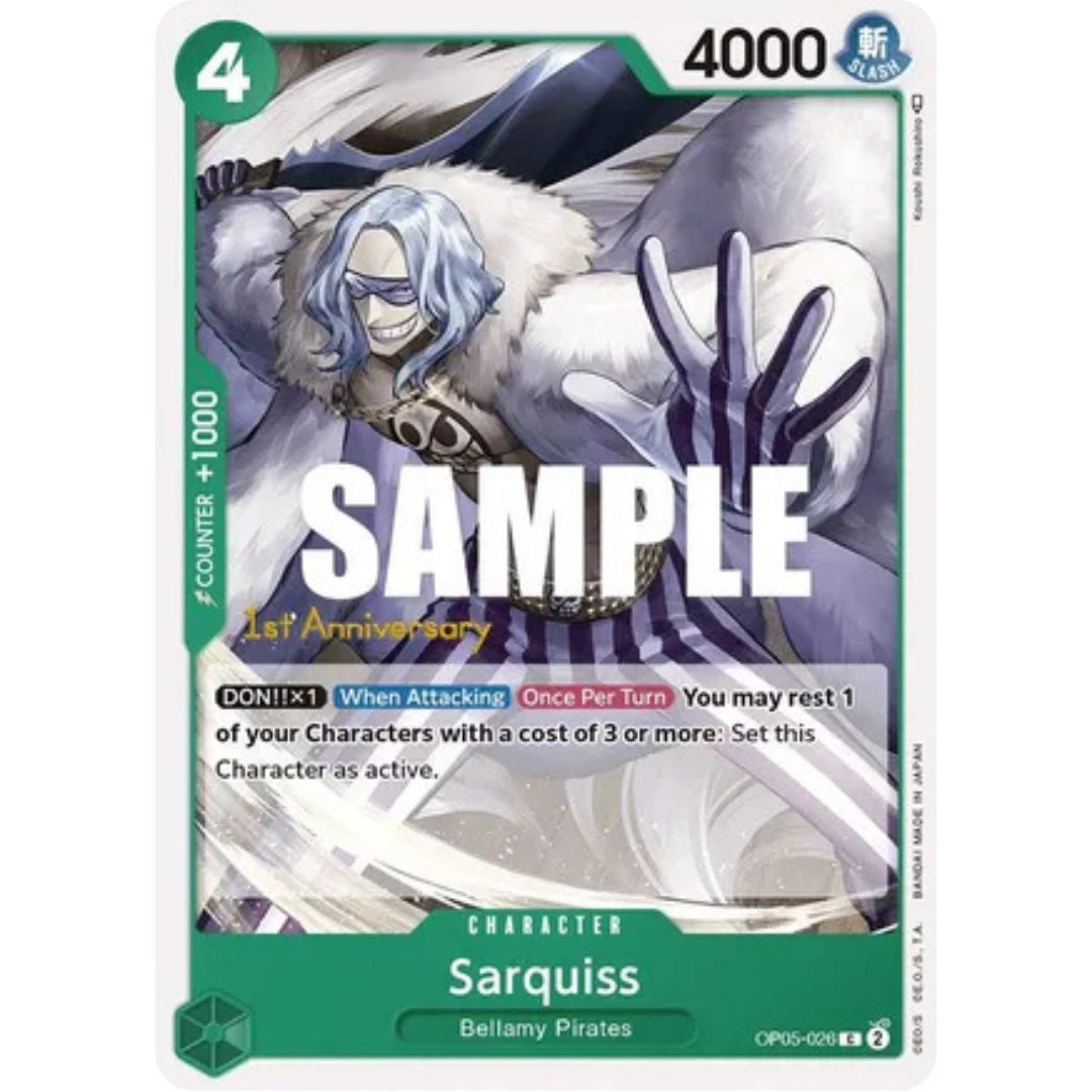 Sarquiss (OP05-026) - Awakening of the New Era: 1st Anniversary Tournament Cards