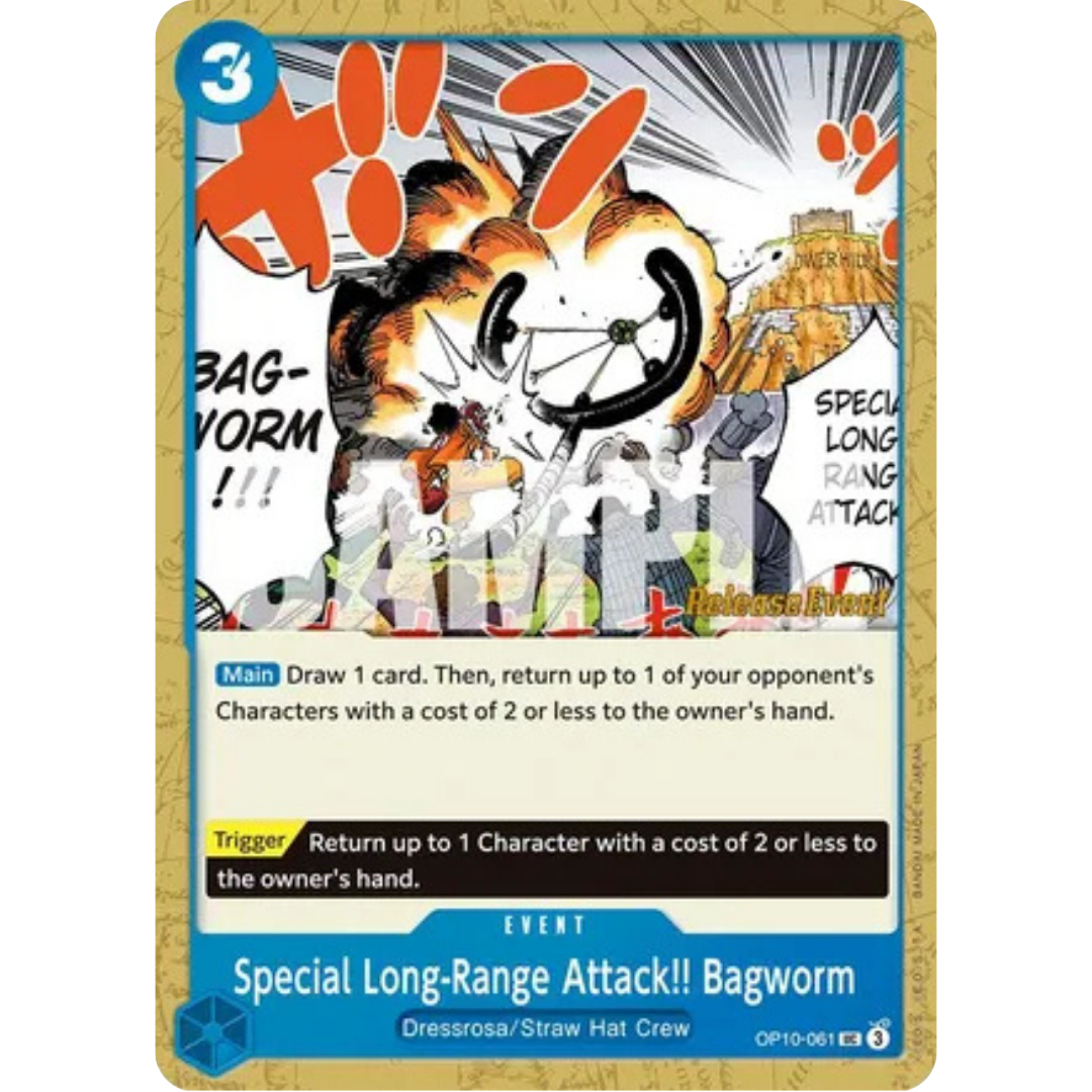 Special Long-Range Attack!! Bagworm (OP10-061) - Royal Blood Release Event Cards