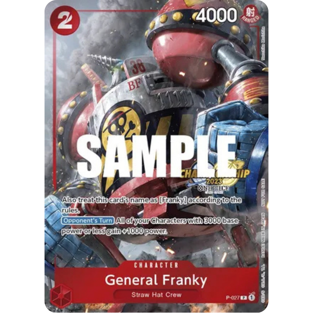 General Franky (CS 2023 Event Pack) (P-027) - One Piece Promotion Cards Foil