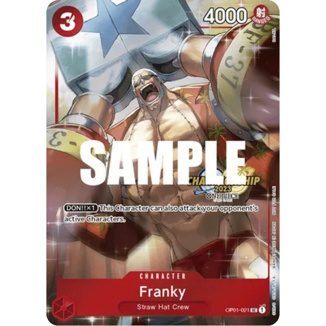 Franky (CS 2023 Celebration Pack) (OP01-021) - One Piece Promotion Cards Foil