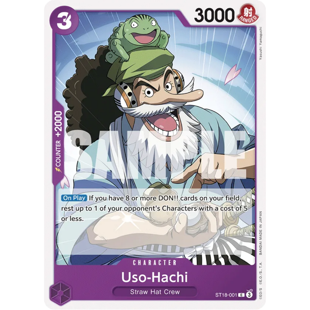 Uso-Hachi (ST18-001) (ST18-001) - Starter Deck 18: PURPLE Monkey.D.Luffy