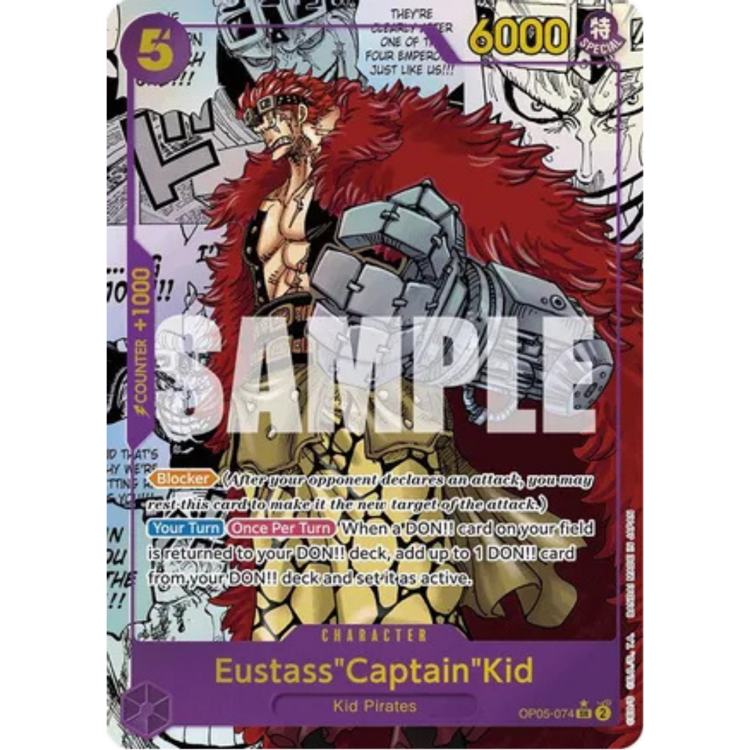 Eustass"Captain"Kid (OP05-074) (Manga) (OP05-074) - Premium Booster -The Best- Foil