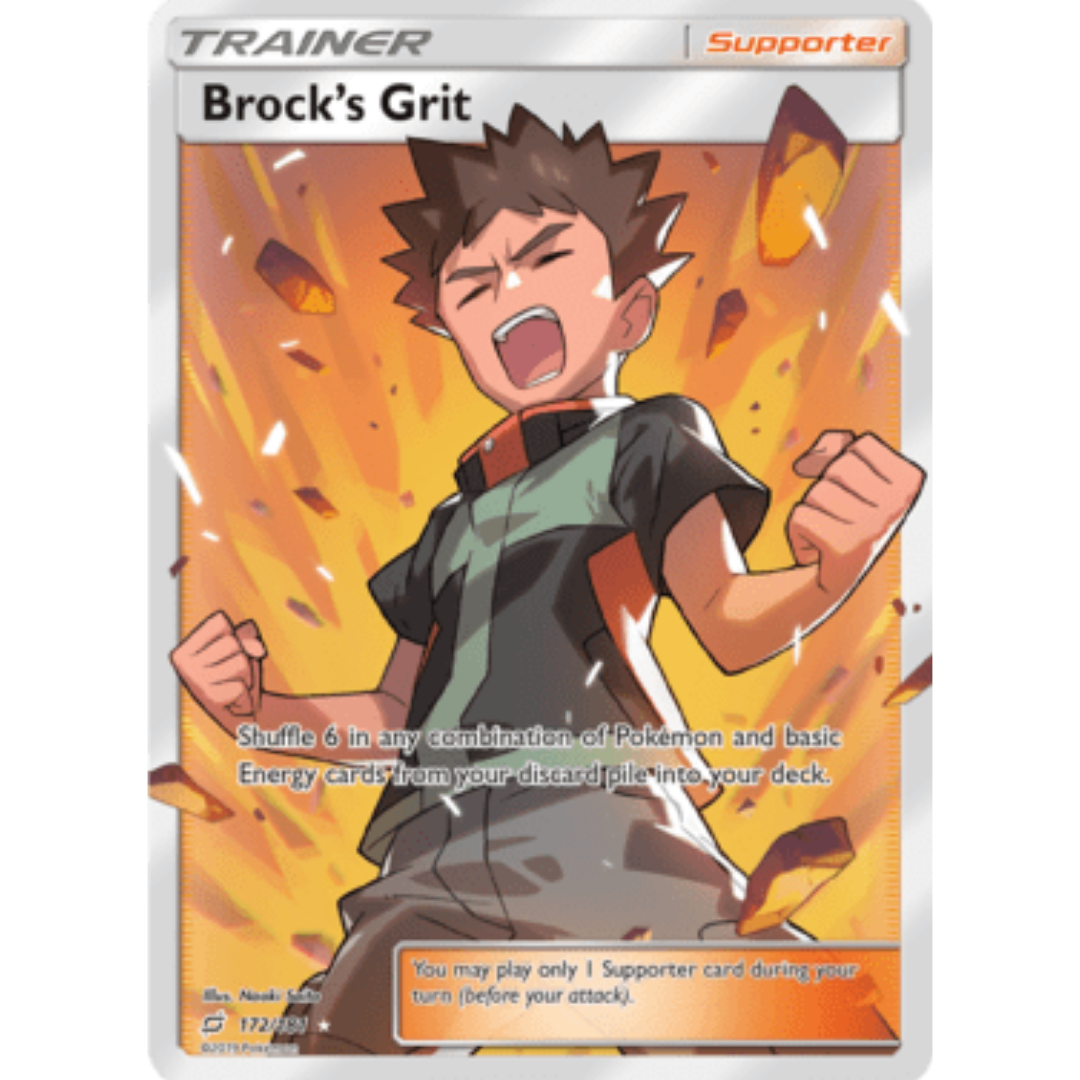 Brock's Grit (Full Art) - Holofoil SM Team Up - Ultra Rare