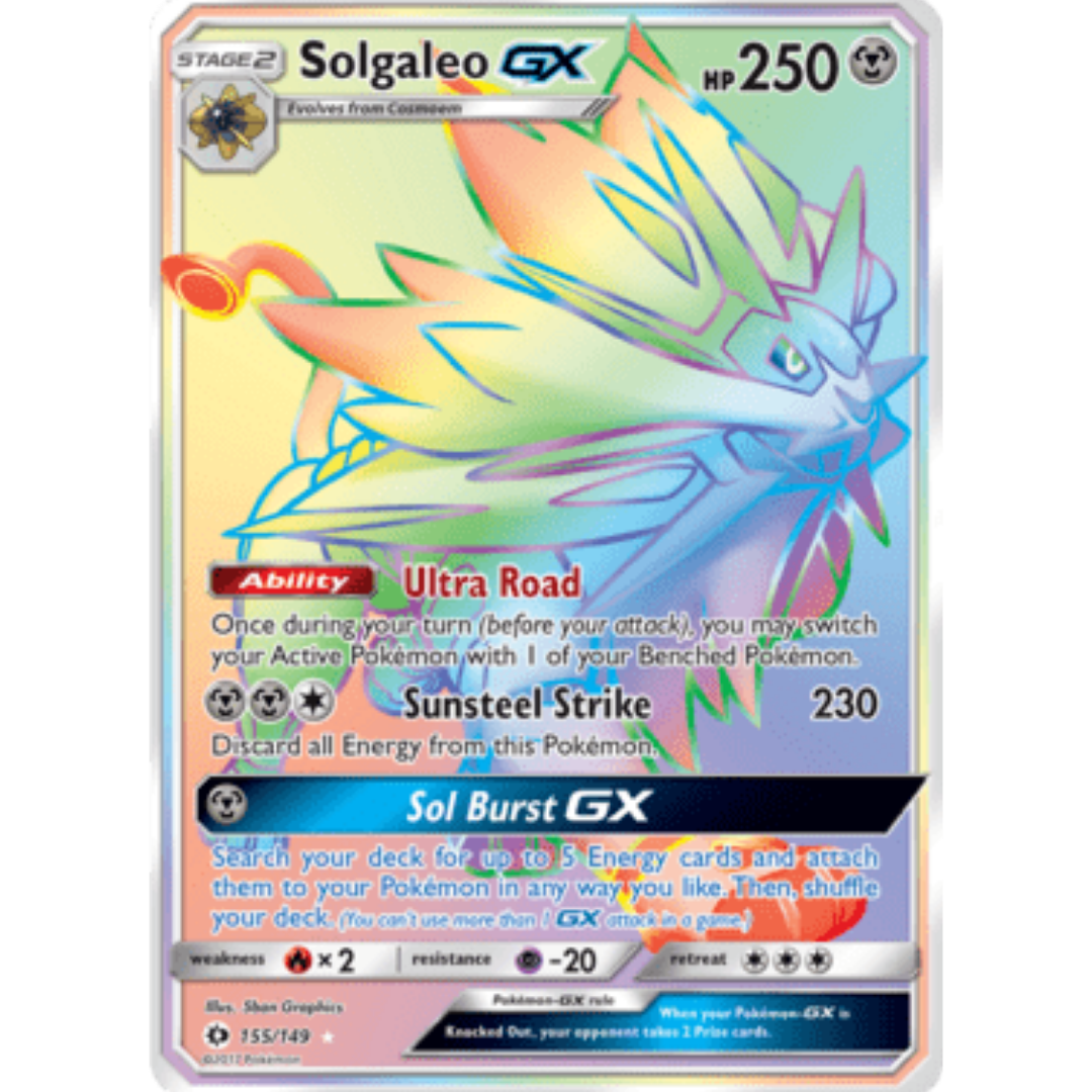 Solgaleo GX (Secret)/149 - Holofoil SM Base Set - Secret Rare