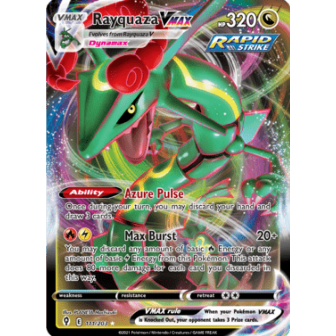 Rayquaza VMAX 111 - Holofoil SWSH07 Evolving Skies - Ultra Rare
