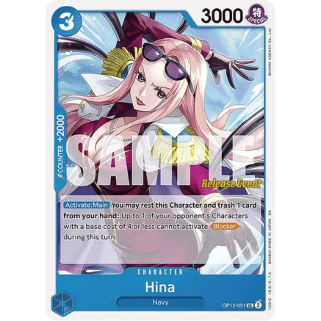 Hina (OP12-051) - Legacy of the Master Release Event Cards