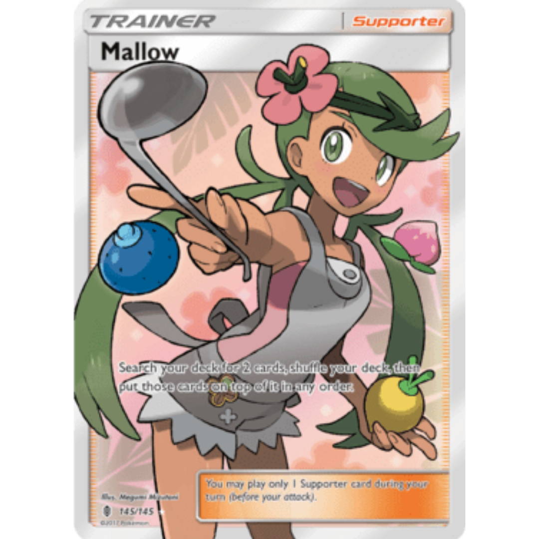 Mallow (Full Art) 145 - Holofoil SM Guardians Rising - Ultra Rare