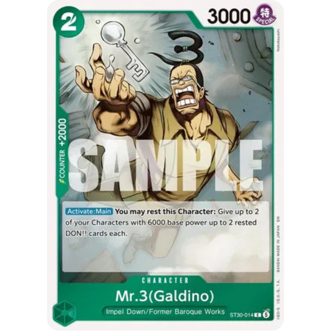 Mr.3(Galdino) (ST30-014) - Starter Deck EX: Luffy & Ace