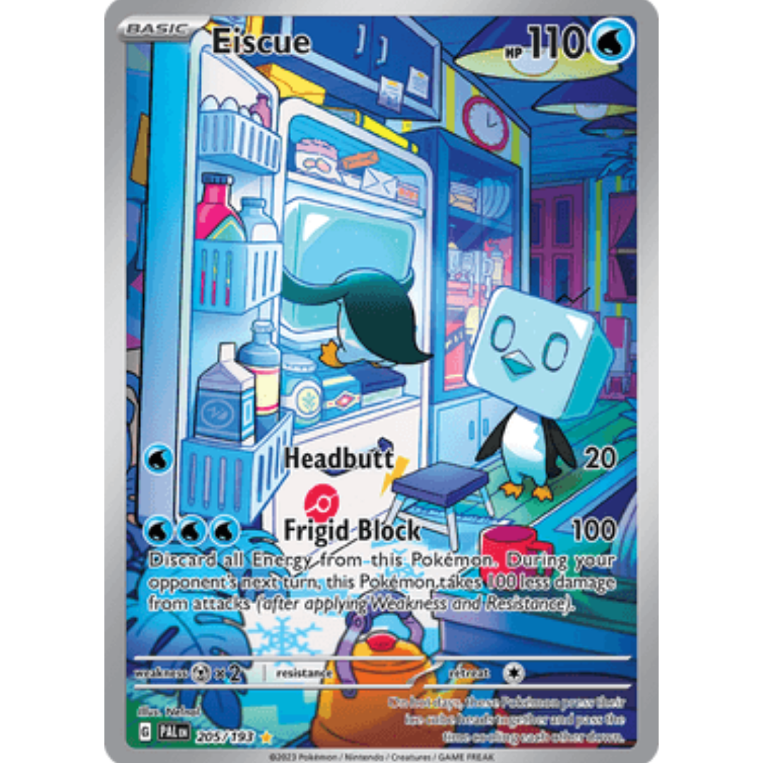 Eiscue 205/193 - Holofoil SV02 Paldea Evolved - Illustration Rare