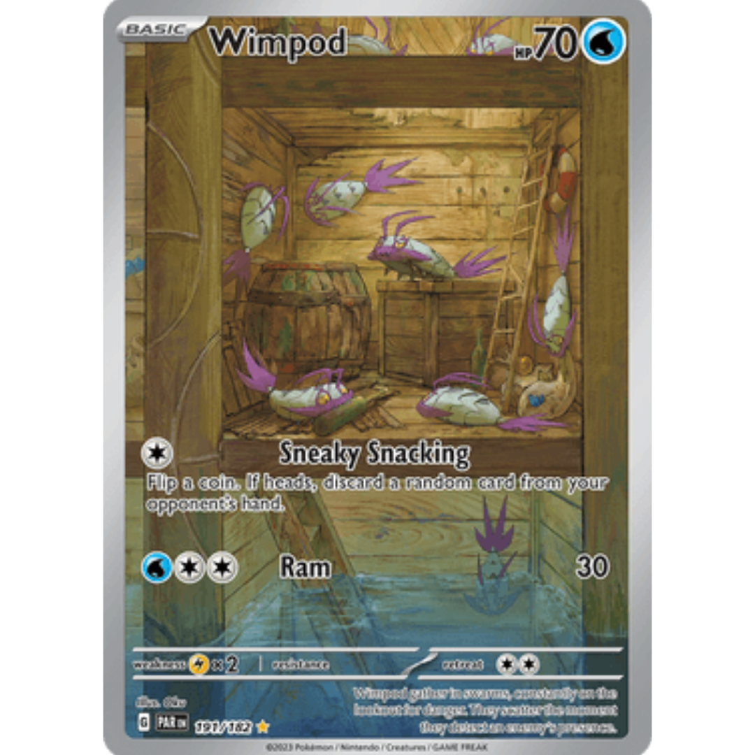 Wimpod 191/182 - Holofoil SV04 Paradox Rift - Illustration Rare