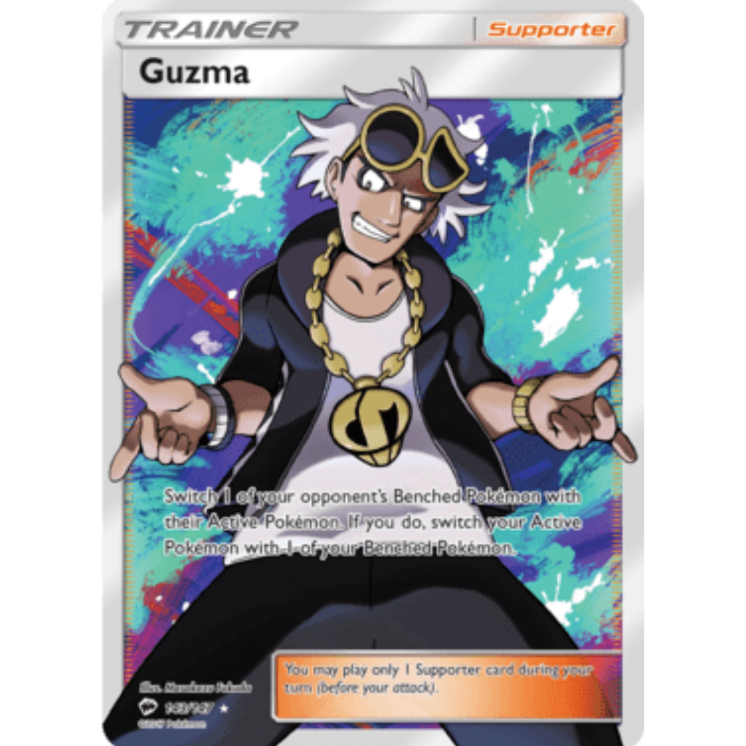 Guzma (Full Art) 143/147 - Holofoil SM Burning Shadows - Ultra Rare