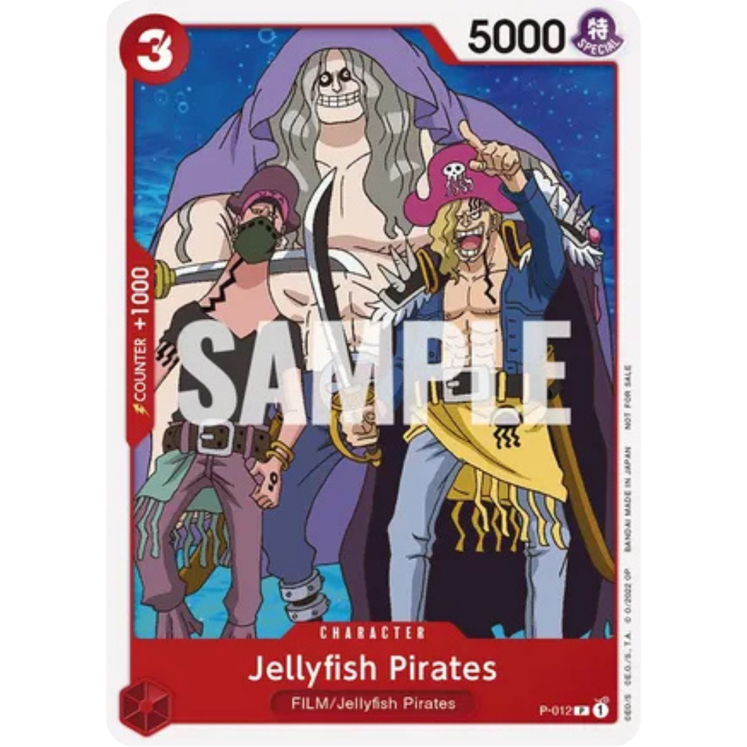 Jellyfish Pirates (One Piece Film Red) (P-012) - One Piece Promotion Cards