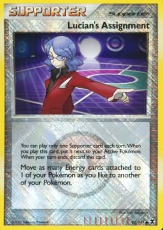 Lucian's Assignment - 92/111 (League Promo)/111 - Reverse Holofoil League & Championship Cards - Promo