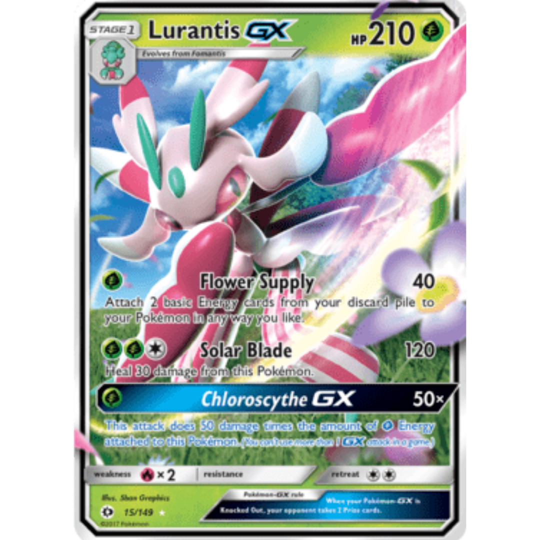 Lurantis GX 015 - Holofoil SM Base Set - Ultra Rare
