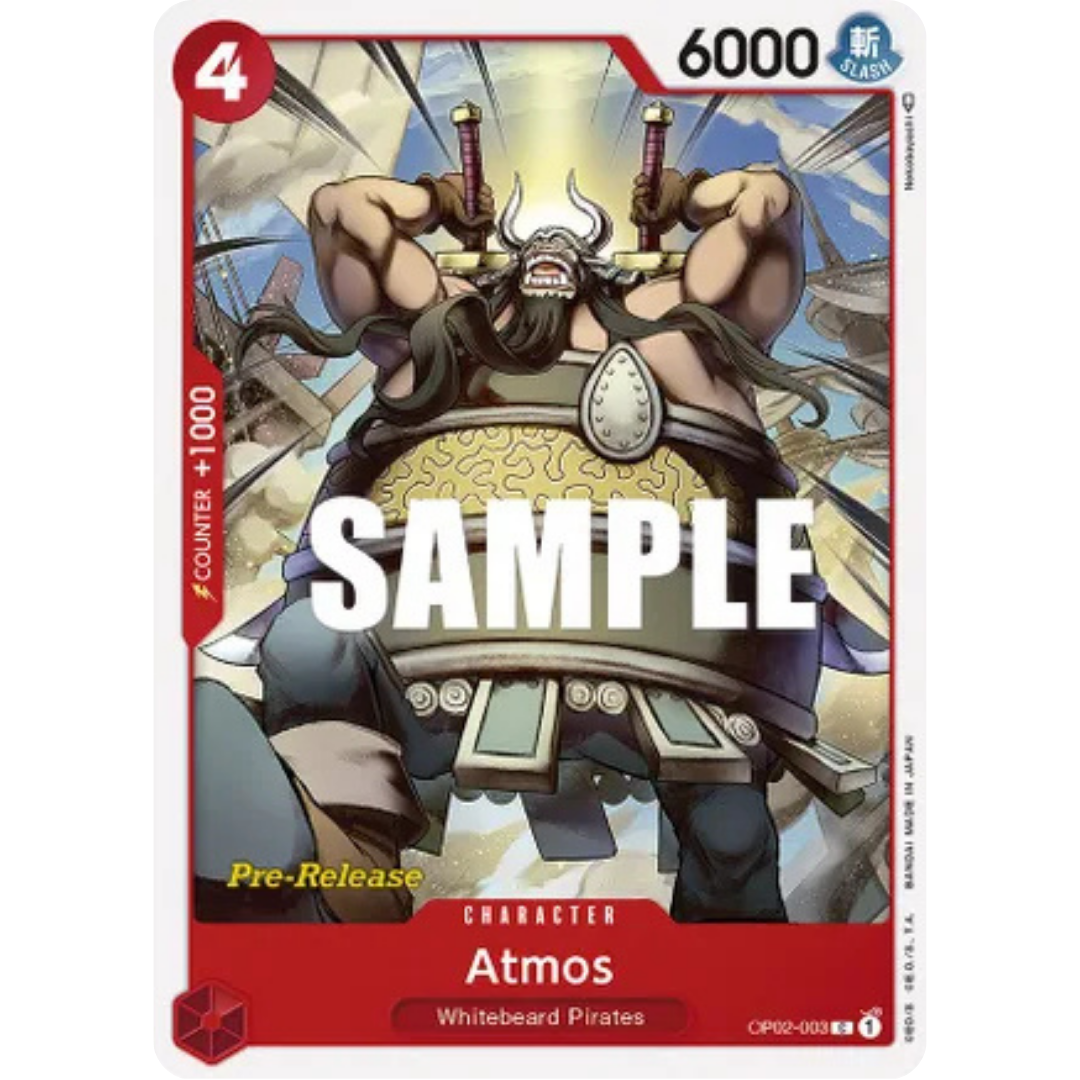 Atmos (OP02-003) - Paramount War Pre-Release Cards