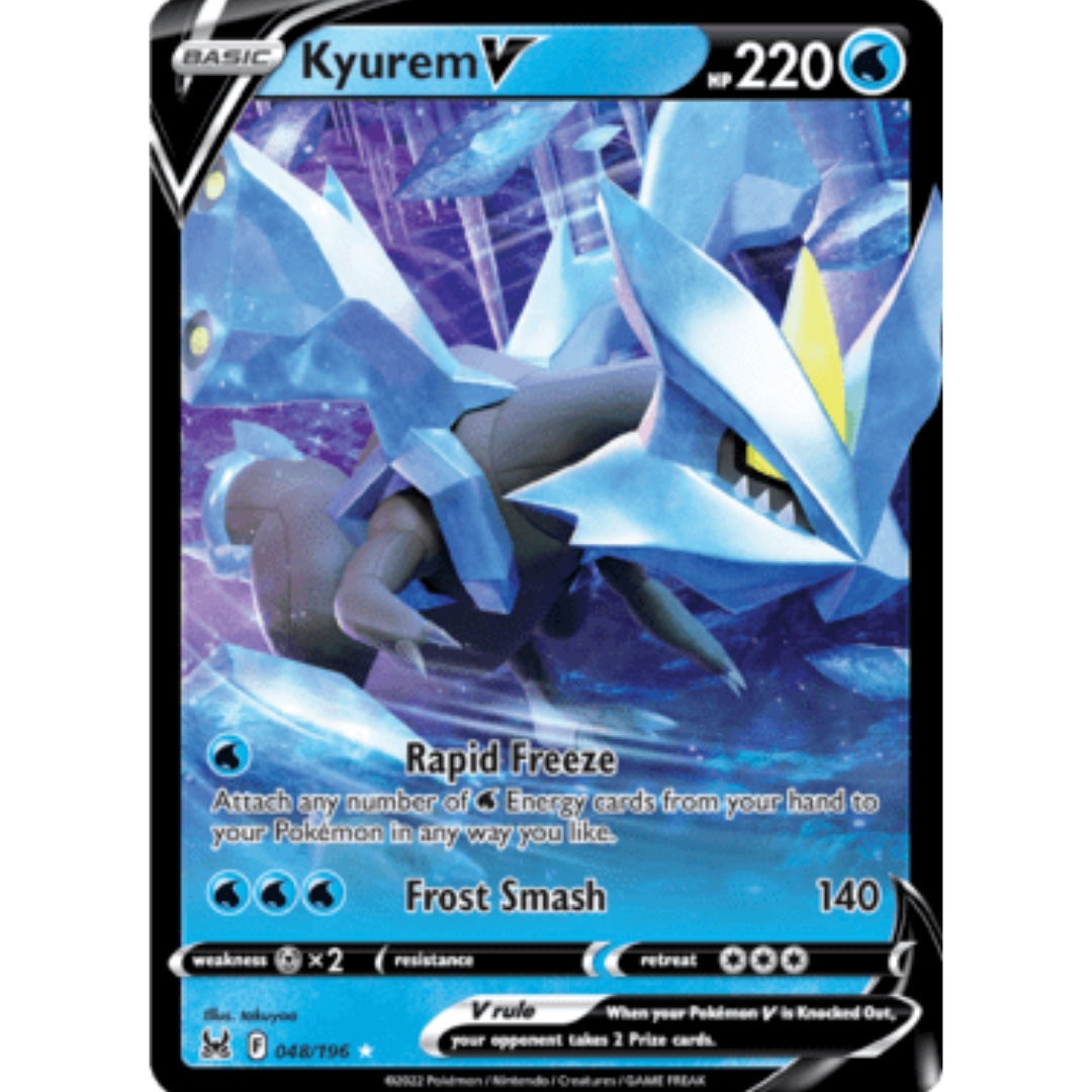 Kyurem V 048 - Holofoil SWSH11 Lost Origin - Ultra Rare