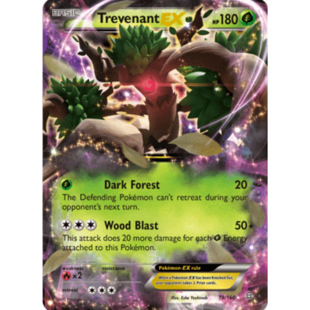 Trevenant EX 019 - Holofoil XY Primal Clash - Ultra Rare