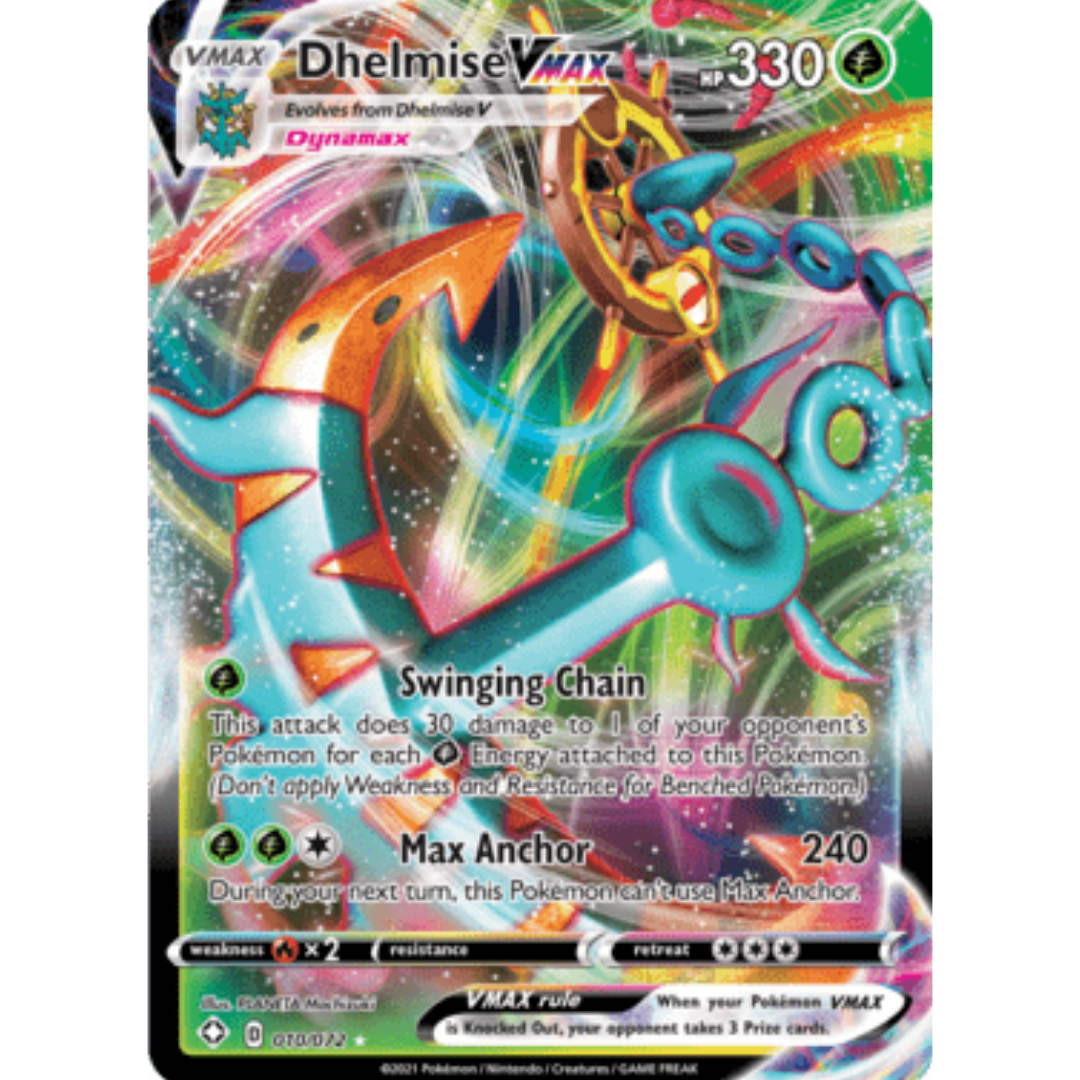 Dhelmise VMAX 010 - Holofoil Shining Fates - Ultra Rare