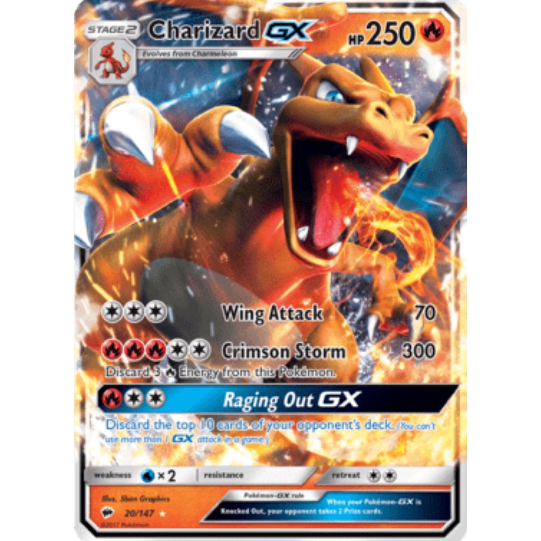 Charizard GX 020 - Holofoil SM Burning Shadows - Ultra Rare