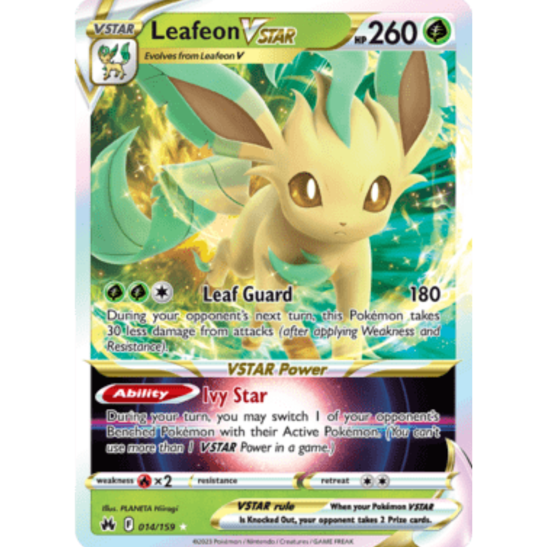 Leafeon VSTAR 014 - Holofoil SWSH Crown Zenith - Ultra Rare