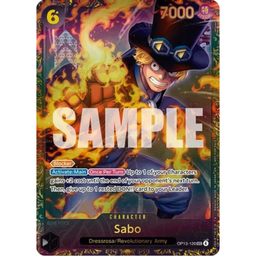 Sabo (Store Treasure Cup 2025) (OP13-120) - One Piece Promotion Cards Foil