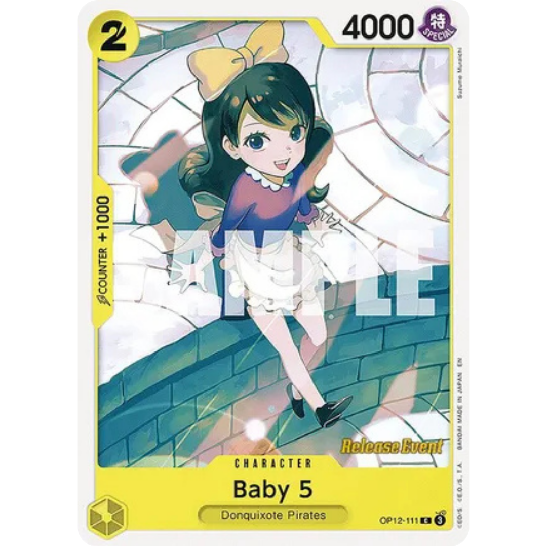 Baby 5 (111) (OP12-111) - Legacy of the Master Release Event Cards