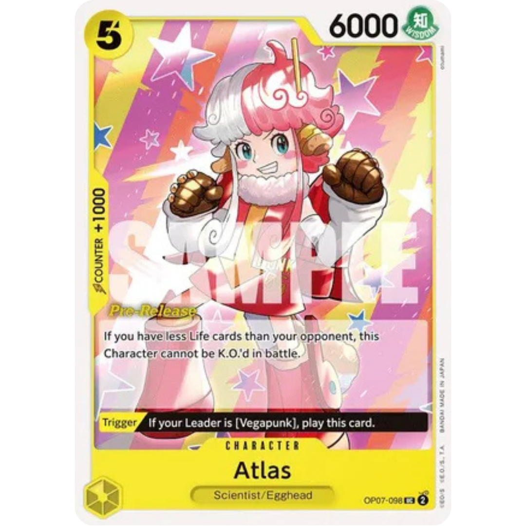Atlas (OP07-098) - 500 Years in the Future Pre-Release Cards