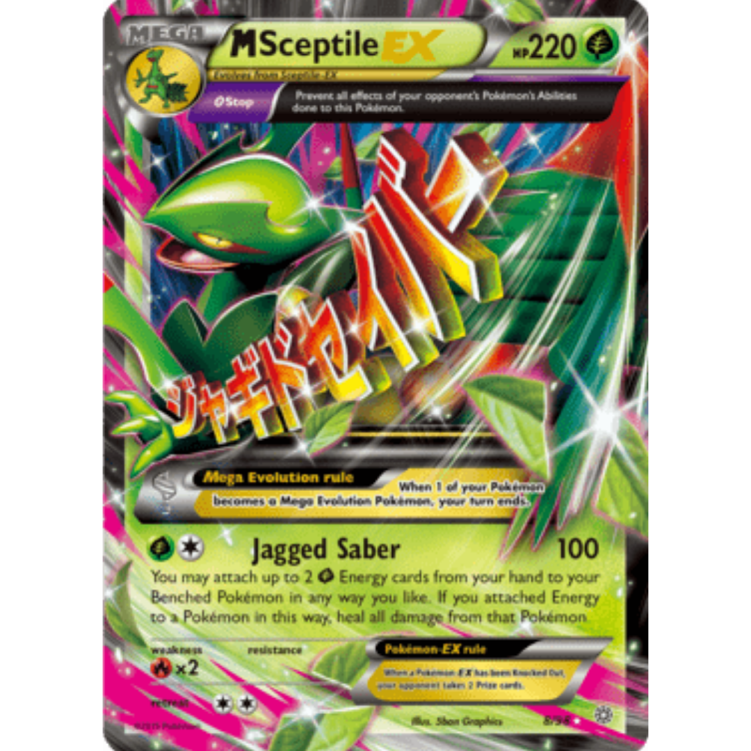 M Sceptile EX 008 - Holofoil XY Ancient Origins - Ultra Rare