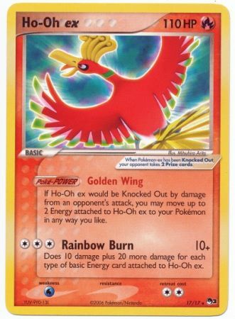 Ho-Oh ex (Non-Holo) POP Series 3 - Ultra Rare