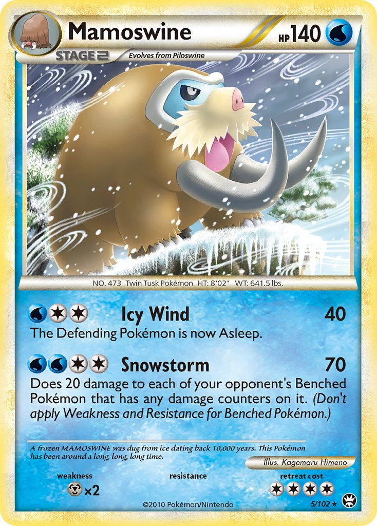 Mamoswine - 5/102/102 Deck Exclusives - Rare