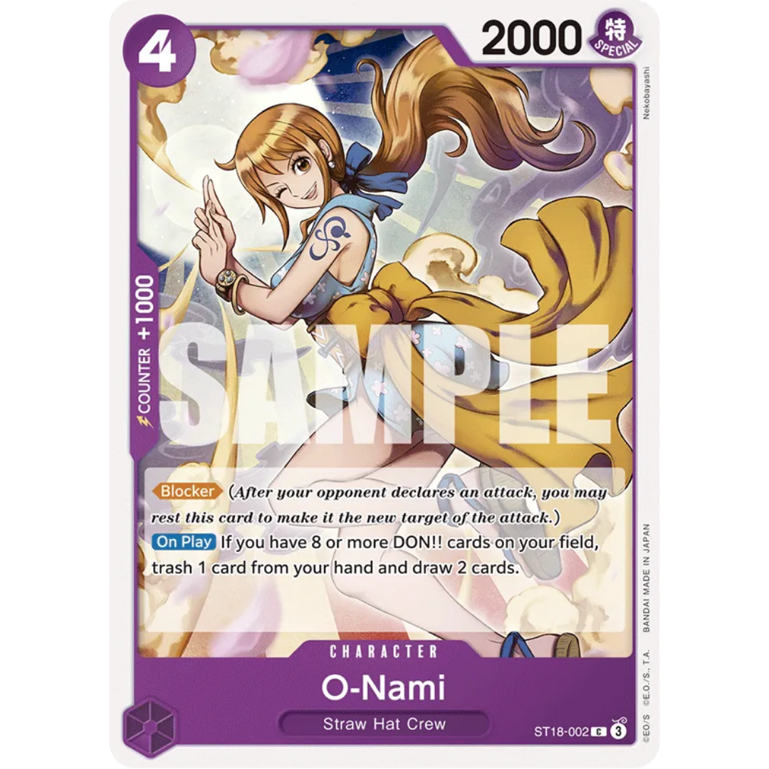 O-Nami (ST18-002) - Starter Deck 18: PURPLE Monkey.D.Luffy