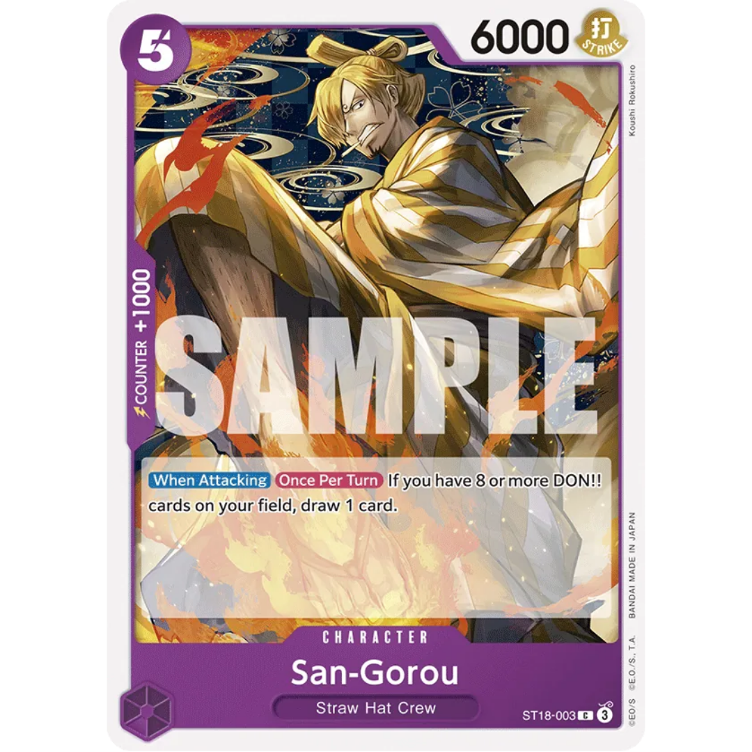 San-Gorou (ST18-003) - Starter Deck 18: PURPLE Monkey.D.Luffy