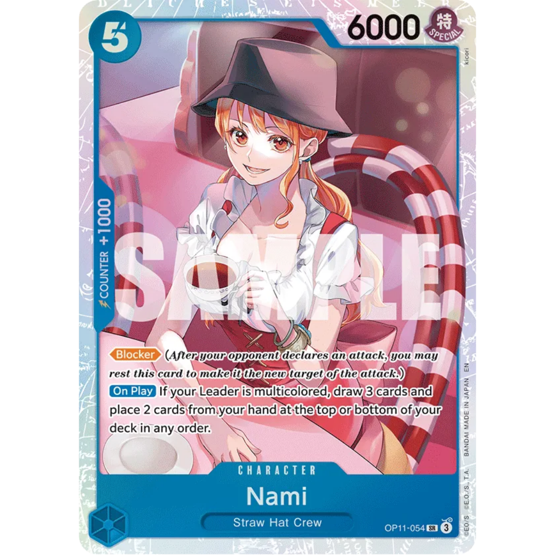 Nami (054) (OP11-054) - A Fist of Divine Speed Foil