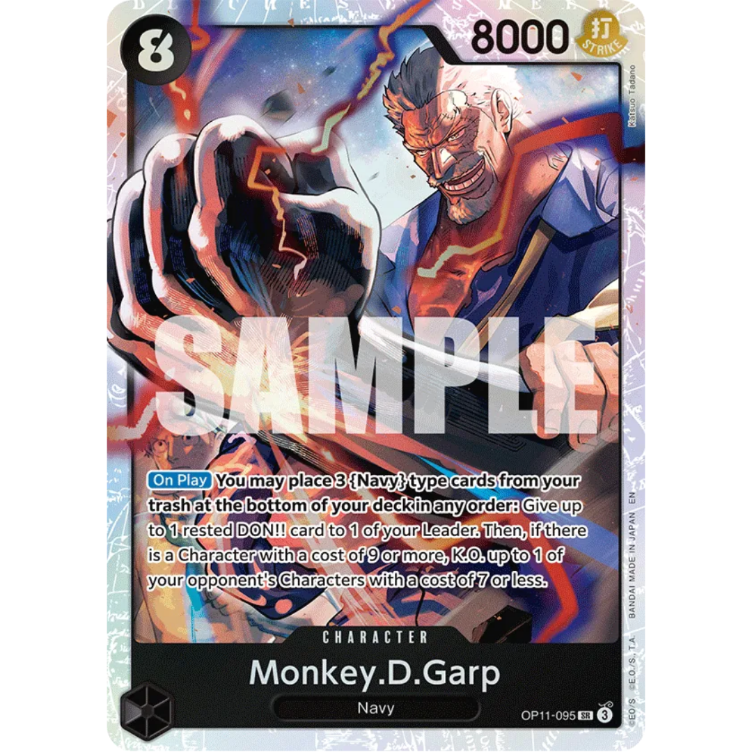 Monkey.D.Garp (OP11-095) - A Fist of Divine Speed Foil