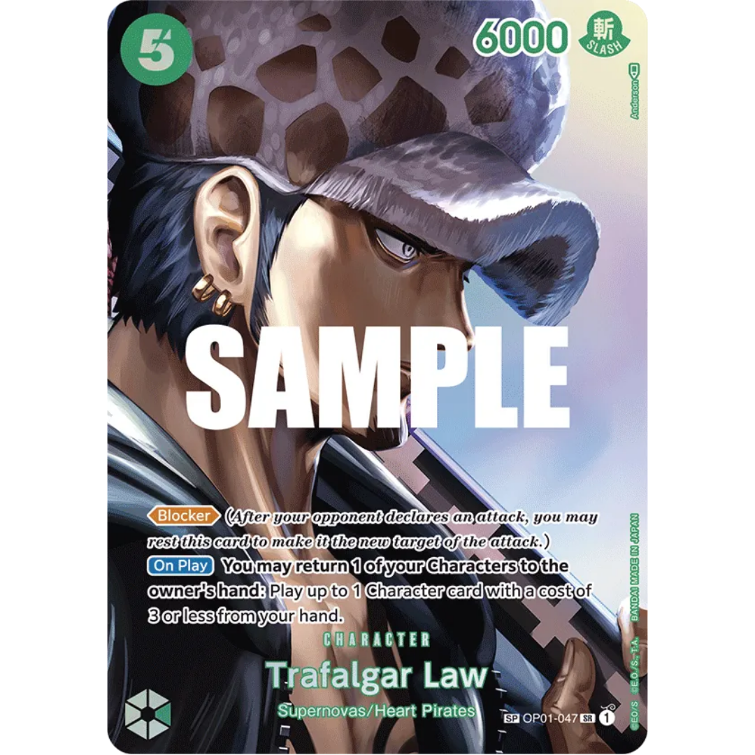 Trafalgar Law (SP) (OP01-047) - Kingdoms of Intrigue Foil