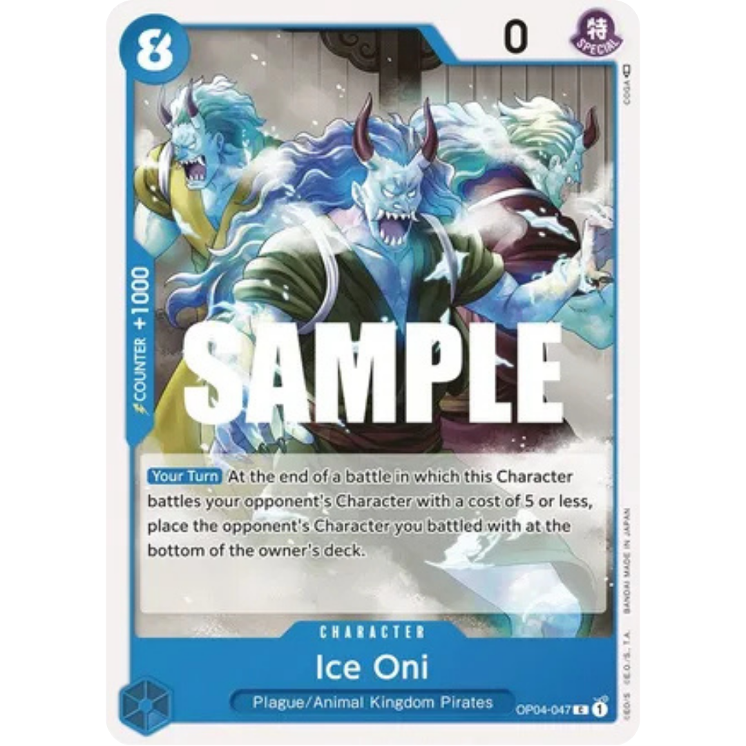 Ice Oni (OP04-047) - Kingdoms of Intrigue