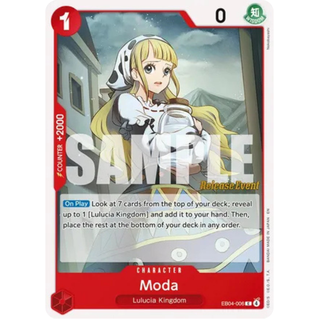 Moda (EB04-006) - Adventure on Kami's Island Release Event Cards