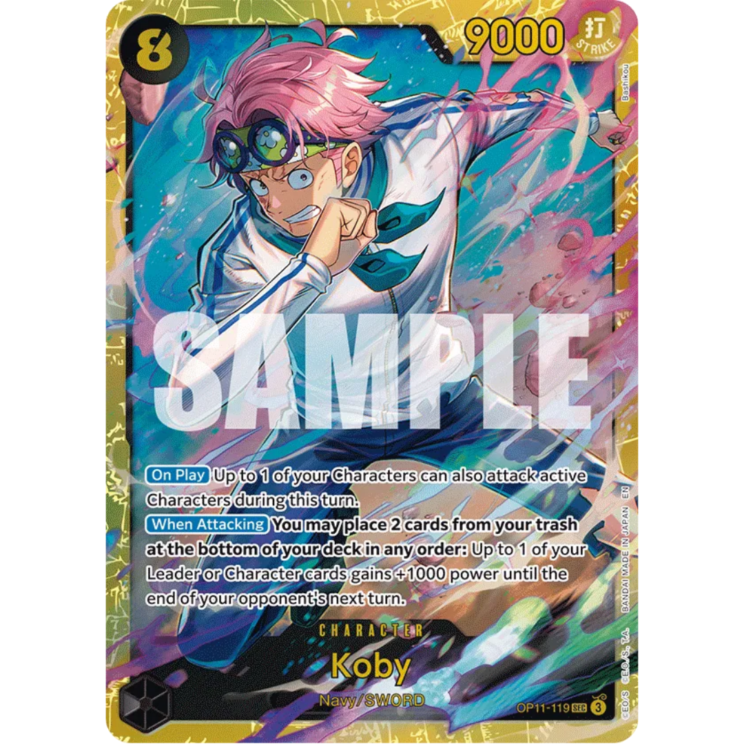 Koby (119) (OP11-119) - A Fist of Divine Speed Foil