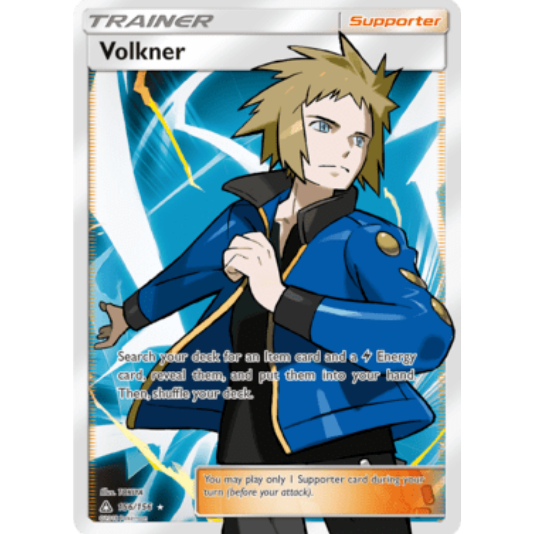 Volkner (Full Art) 156 - Holofoil SM Ultra Prism - Ultra Rare