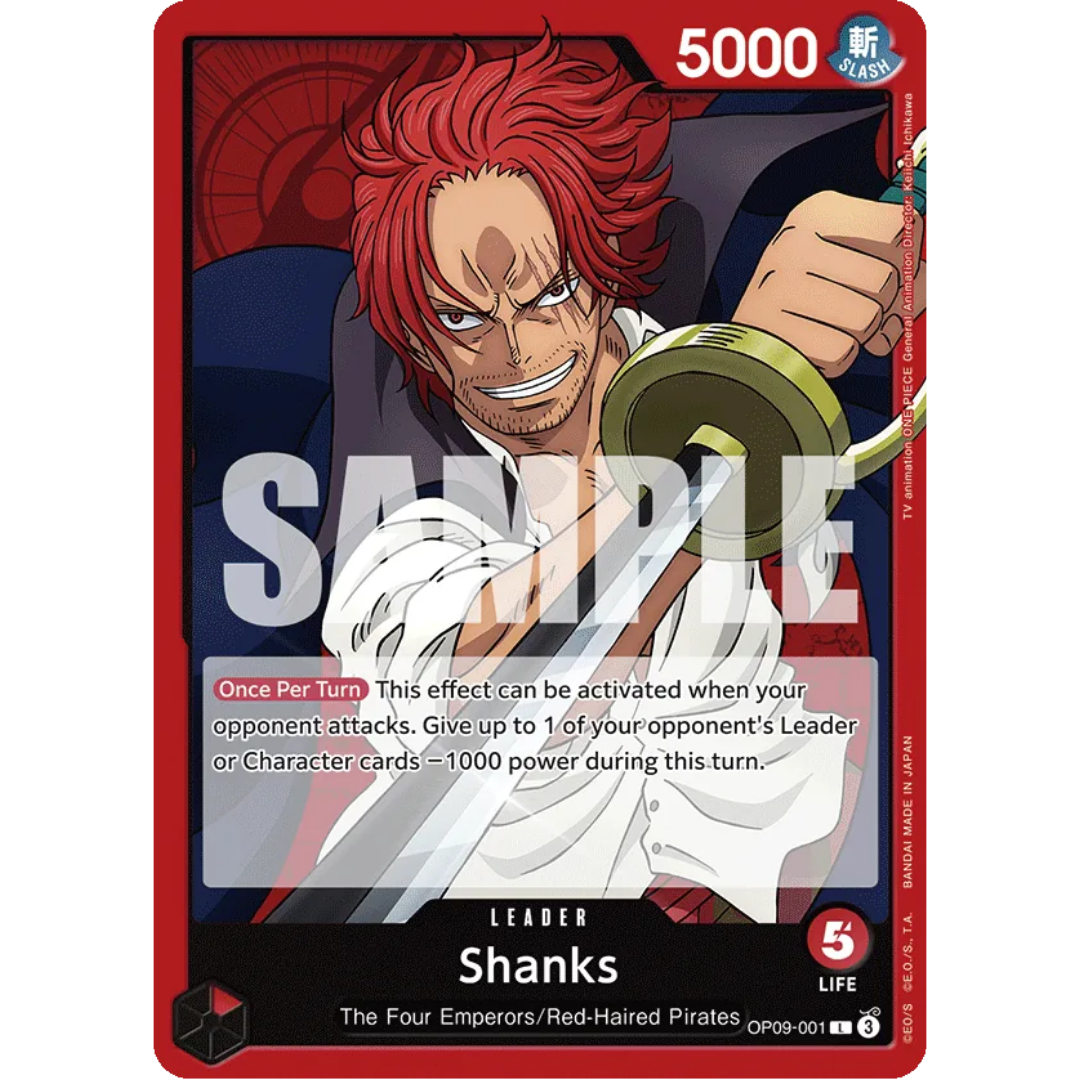 Shanks (001) (OP09-001) - Emperors in the New World