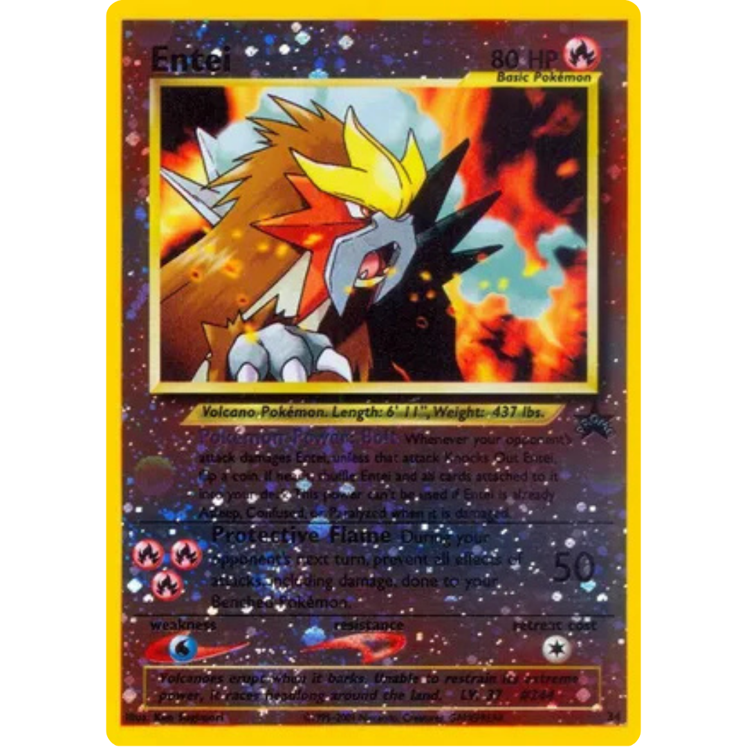 Entei 034/53 - Reverse Holofoil WoTC Promo - Promo