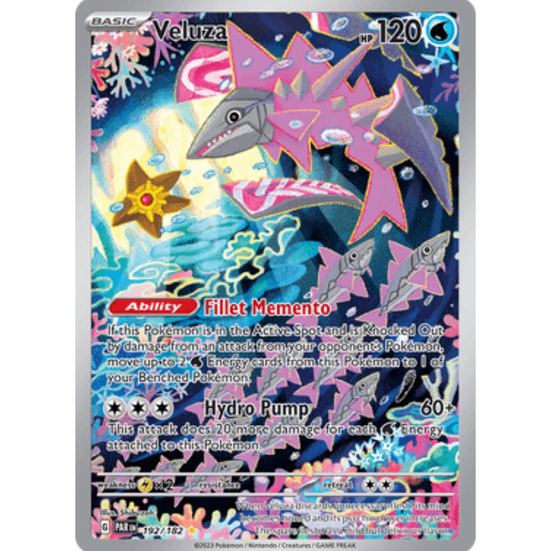 Veluza 192/182 - Holofoil SV04 Paradox Rift - Illustration Rare