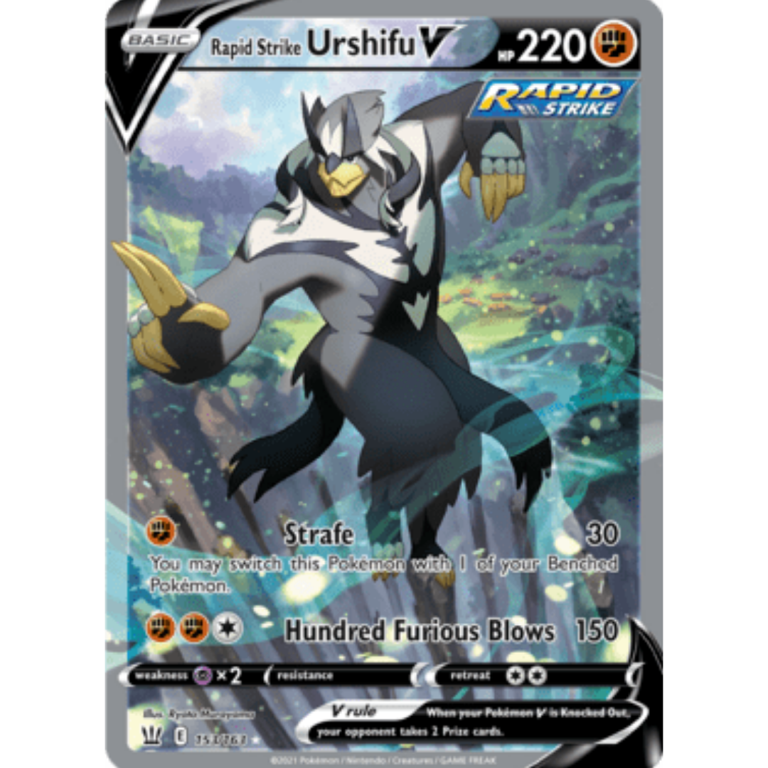 Rapid Strike Urshifu V (Alternate Full Art) 153 - Holofoil SWSH05 Battle Styles - Ultra Rare