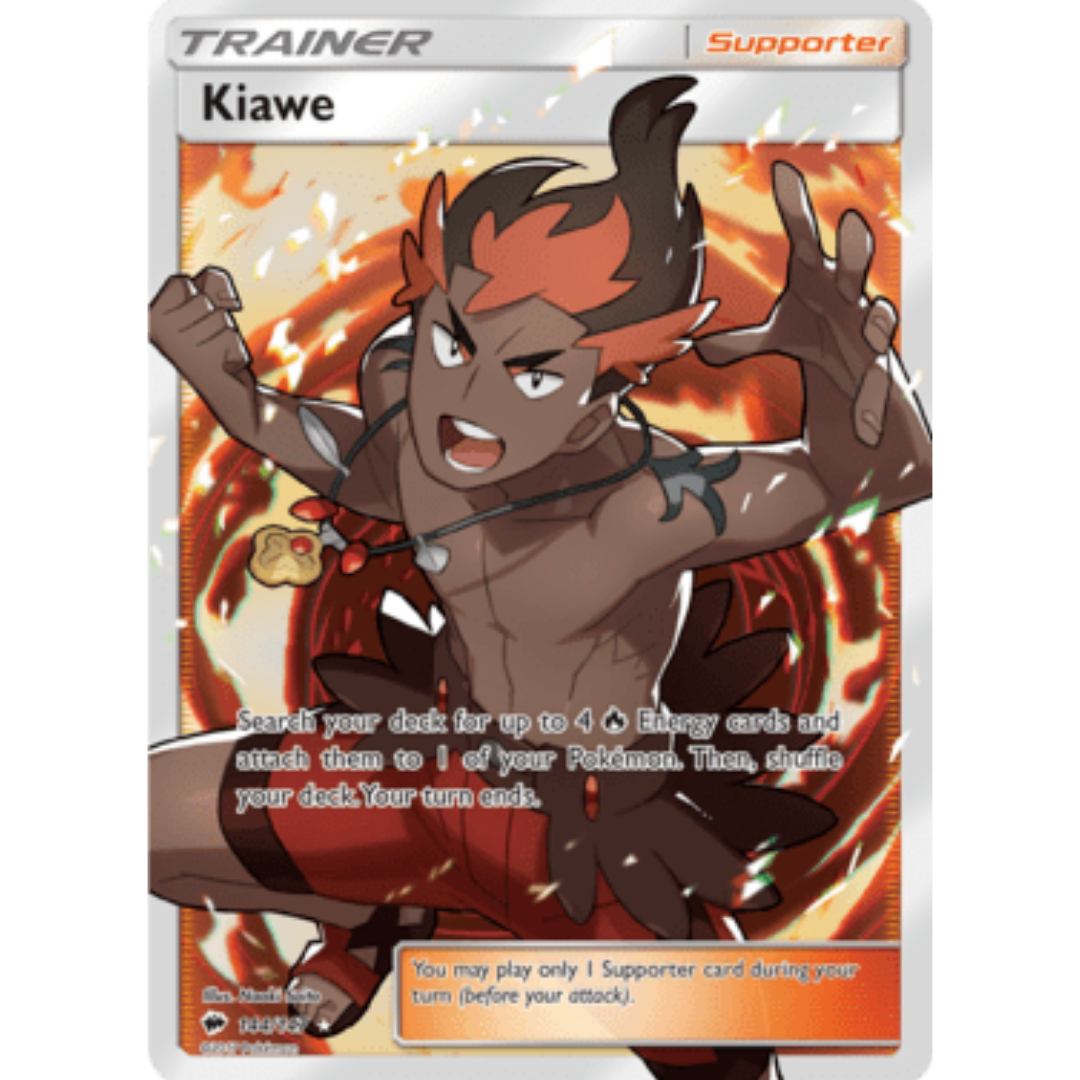 Kiawe (Full Art) 144/147 - Holofoil SM Burning Shadows - Ultra Rare