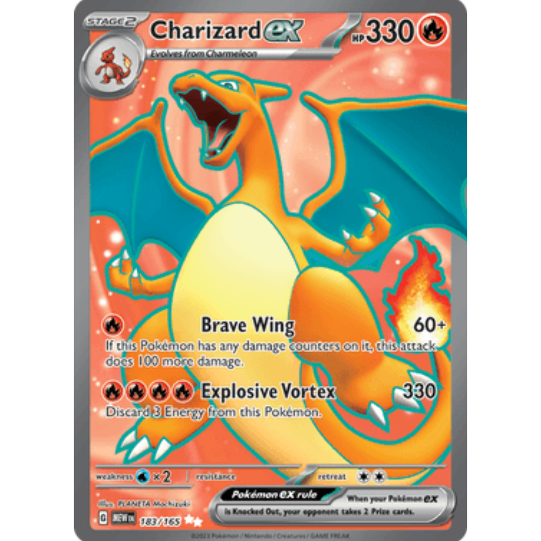 Charizard ex 183/165 - Holofoil SV Scarlet & Violet 151 - Ultra Rare