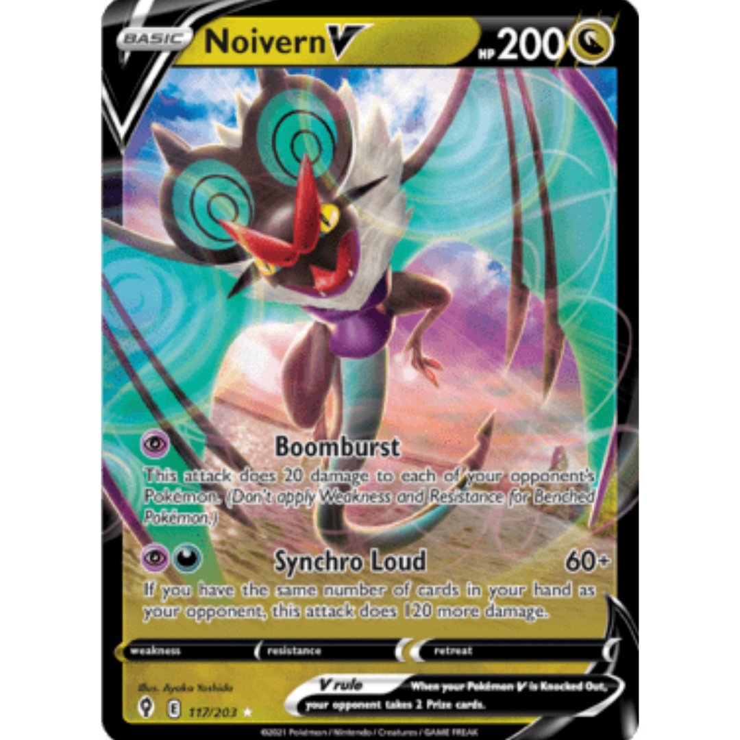 Noivern V 117 - Holofoil SWSH07 Evolving Skies - Ultra Rare