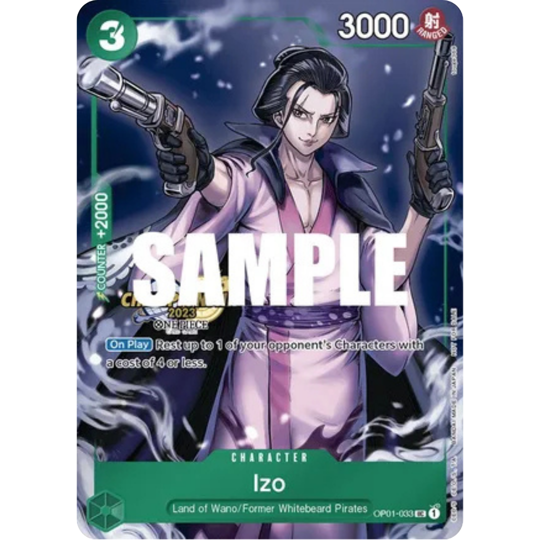 Izo (CS 2023 Celebration Pack) (OP01-033) - One Piece Promotion Cards Foil