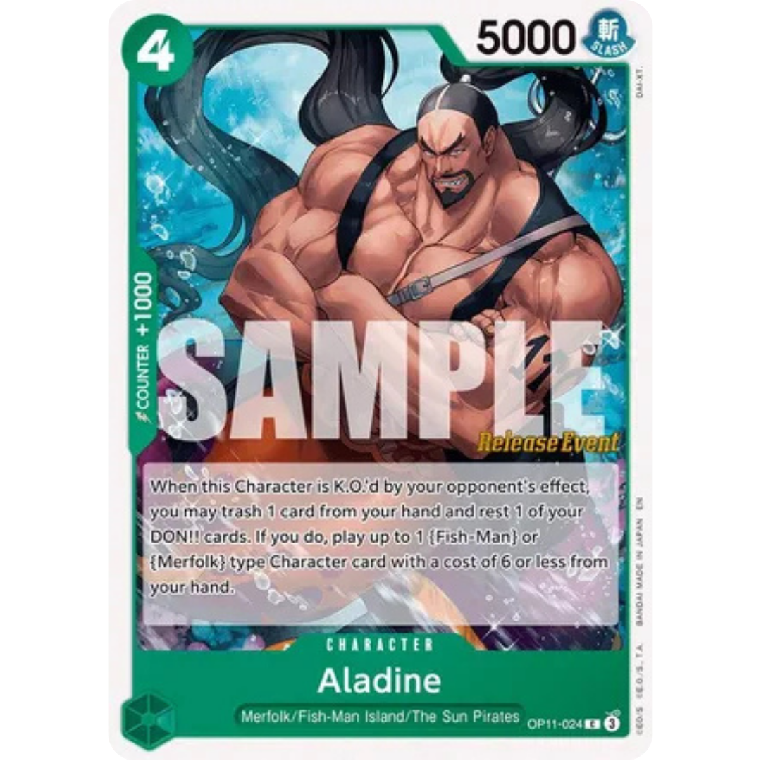 Aladine (OP11-024) - A Fist of Divine Speed Release Event Cards